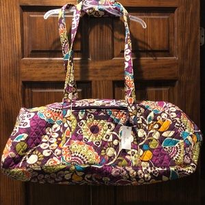 NWT Vera Bradley XL Duffel- Plum Crazy